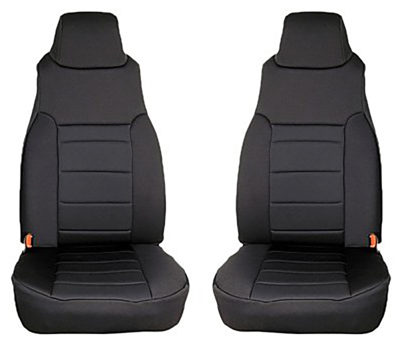 Jeep Wrangler Neoprene Seat Covers - Front - Rugged Ridge - Black - `97-`02